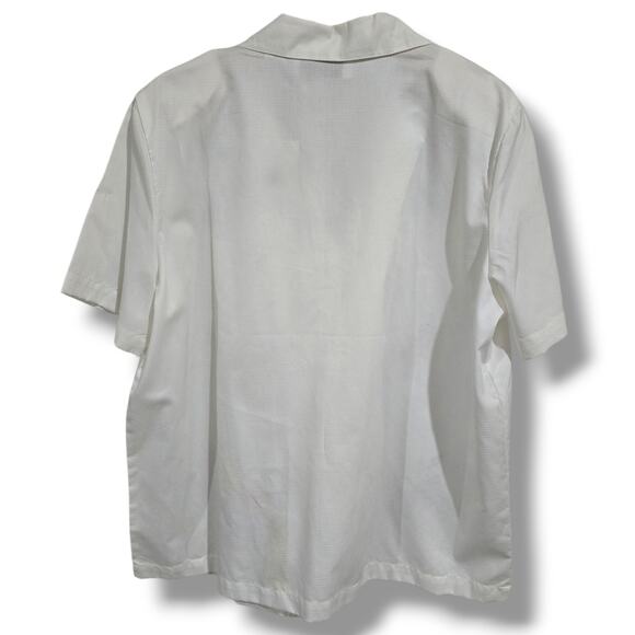 Sarah Bentley Ivory Floral Embroidered Button-Down Blouse NWT – Size XL - Picture 2 of 8